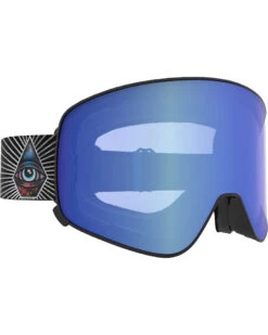 Volcom Odyssey Jamie Lynn / Blue Chrome + Yellow Goggles