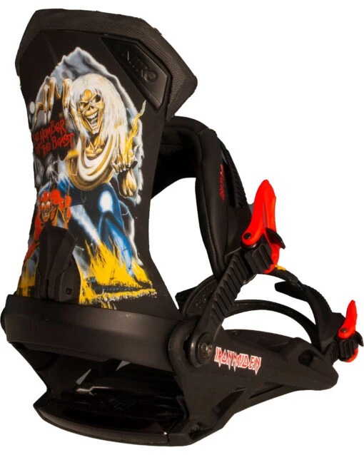 Nitro Team X Iron Maiden Men's Snowboard Bindings - Image 2
