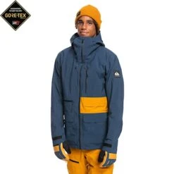 Snowboard Jacket Quiksilver Black Alder Stretch GTX