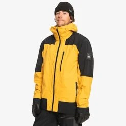 Snowboard Jacket Quiksilver Ultralight Gore -Ski Equipment Store bunda na snowboard quiksilver ultralight gore mineral yellow 3