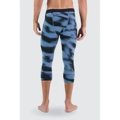 Base Layer Bottoms Mons Royale Cascade Merino Flex 200 3/4 Legg -Ski Equipment Store funkcni spodky mons royale cascade merino flex 200 3 4 legg blue motion 3