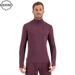 Base Layer Top Mons Royale Cascade Merino Flex 200 1/4 Zip
