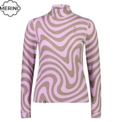 Base Layer Top Mons Royale Wms Cascade Merino Flex 200 Mock Neck Ls