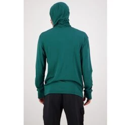 Base Layer Top Mons Royale Yotei Powder Hood Ls -Ski Equipment Store funkcni tricko mons royale yotei powder hood ls evergreen black 3