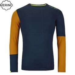 Base Layer Top ORTOVOX 185 Rock'n'wool Long Sleeve