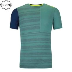 Base Layer Top ORTOVOX 185 Rock'n'wool Short Sleeve