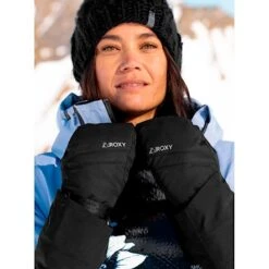 Gloves Roxy Gore Tex Fizz Mitt -Ski Equipment Store roxy gore tex fizz mitt true black 3