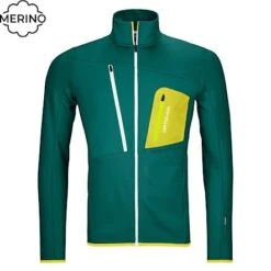Hoodie ORTOVOX Fleece Grid Jacket