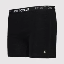 First Layer Mons Royale Hannah Hot Pant -Ski Equipment Store termopradlo mons royale hannah hot pant black 3